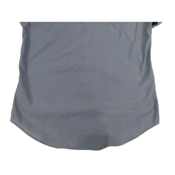 Madison Slim Fit Mens Button Down Shirt Blue Tone Print  16-16 1/2 34/35 Large - Picture 8 of 12